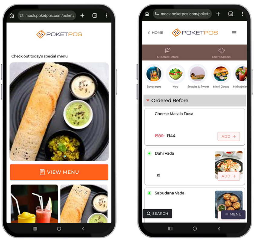 Digital Menu
